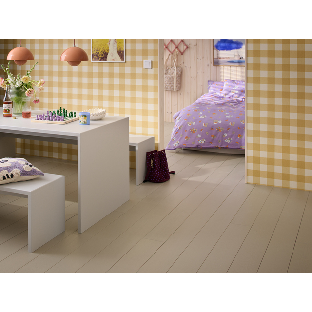 FURUGOLV SEKEL 25X165X4500 2,13M2/PKT BEIGE LEVA