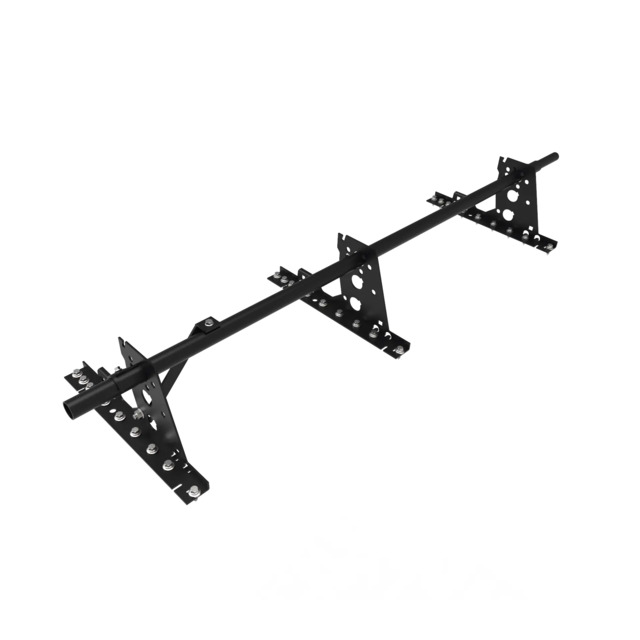 Produktbild föreställande artikeln LIVLINEFÄSTE BTG RÅSPONT SVART KOMPLETT PAKET 0,7M från kategorin Snörasskydd, nock- och takfotsräcke