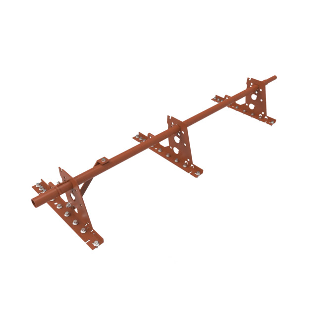 LIVLINEFÄSTE PAKET TEGELRÖD PROFILERAT PLÅT 1,2M