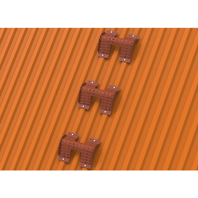 TAKSTEG TJB FÖR PLÅTTAK T-RÖD TEGELRÖD