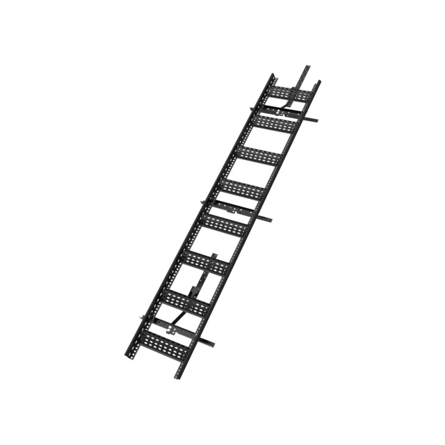 TAKSTEGE BTG/LTG SVART RÅSPONT /BÄRLÄKT KOMPLETT PAKET 2,4M