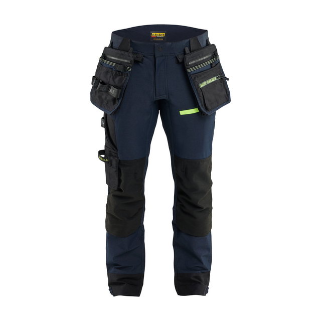 HANTVERKSBYXA 19791649 TOOLRIG 4-VÄGSSTRETCH MARIN/GUL D120 | Beijerbygg Byggmaterial