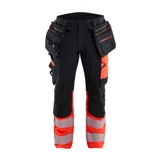 VARSELBYXA 1145 1648 TOOLRIG SVART/VARSELRÖD C58 | Beijerbygg Byggmaterial