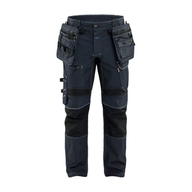 HANTVERKSBYXA 1980 114 TOOLRIG STRETCH MARINBLÅ/SVART C46 | Beijerbygg Byggmaterial