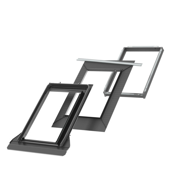 INTÄCKNINGSPLÅT SLÄT TAKPANNA AL INKL BDX+BFX 550X1180