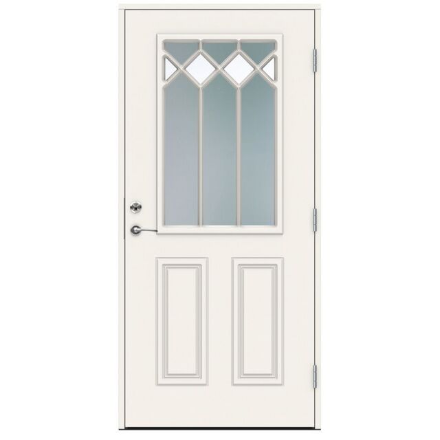 YTTERDÖRRSSET CORELLI VIT NCS S 0502-Y 105MM KARM 10X21V | Beijerbygg Byggmaterial