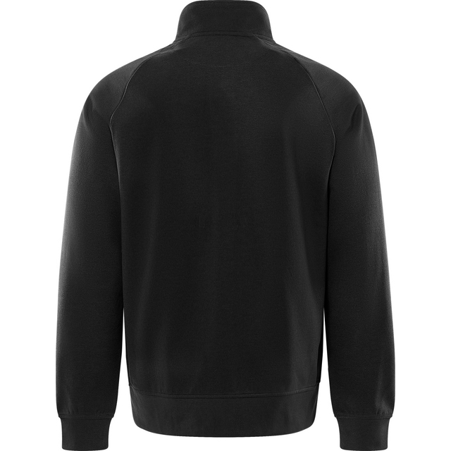 Produktbild föreställande artikeln JACKA 7552 GSM SWEATSHIRT SVART/HIVIS GUL STL 2XL från kategorin Överdelar