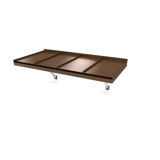 ENTRETAK MODERN FLAT CONS SEAM MÖRKBRUN D1155 B2000 | Beijerbygg Byggmaterial