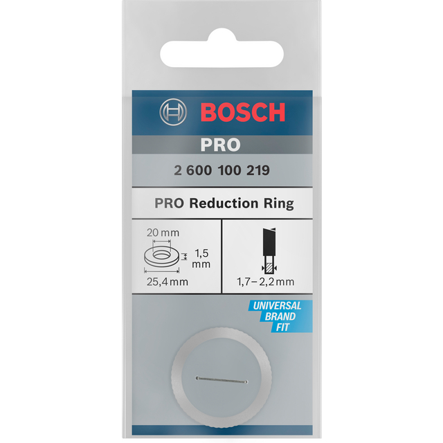 INSATSRING 25,4/20MM MAX 2,2MM KLINGA