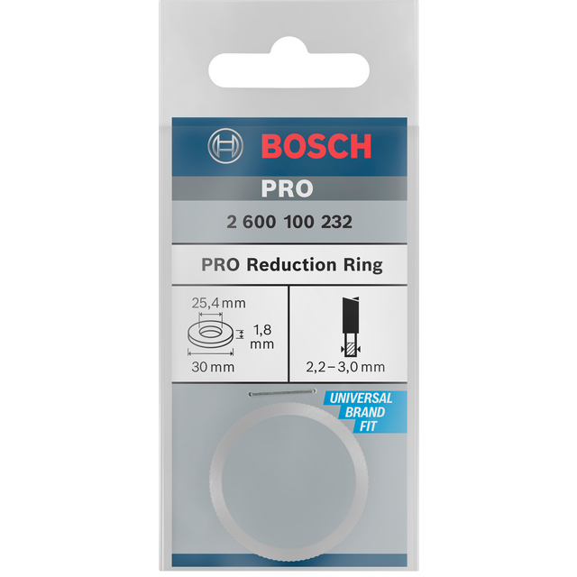 INSATSRING 30/25,4MM MAX 3MM KLINGA