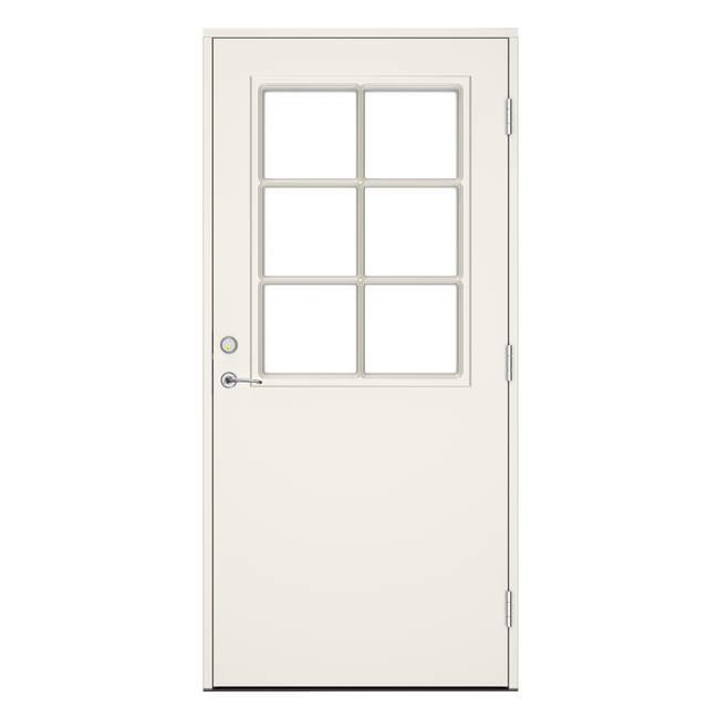 YTTERDÖRRSSET AURORA VIT NCS S 0502-Y 105MM KARM 9X21V