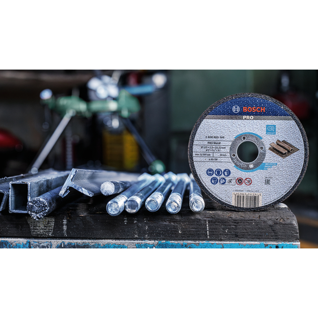 KAPSKIVA METALL 125X1,6MM TILL VINKELSLIP