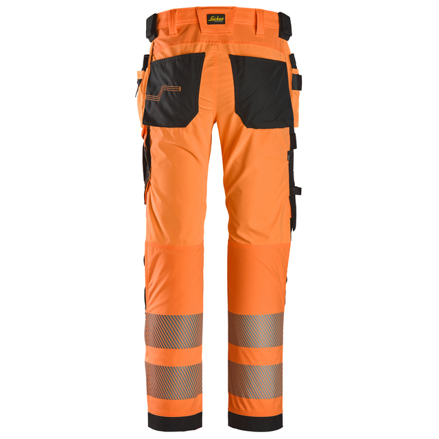 ARBETSBYXA 4STR HF HV KL2 ORANGE/SVART STL 250