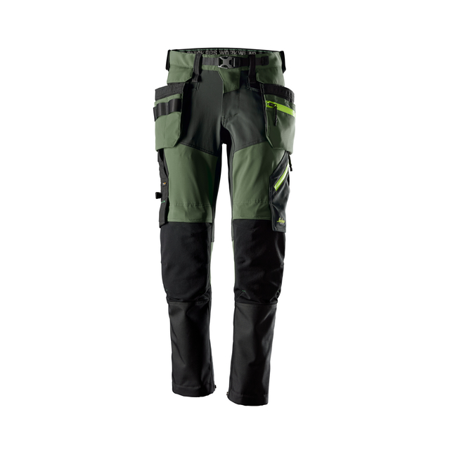 SOFTSHELLBYXA STRETCH HF KHAKIGRÖN/STÅLGRÅ STL62