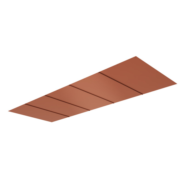 Produktbild föreställande artikeln UNDERTAK UTAN SPOTLIGHT STD BRUNRÖD D955 B2500 från kategorin Undertak