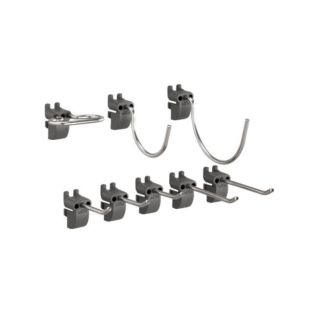 KROKAR BLANDADE 8-PACK MATTE GREY | Beijerbygg Byggmaterial