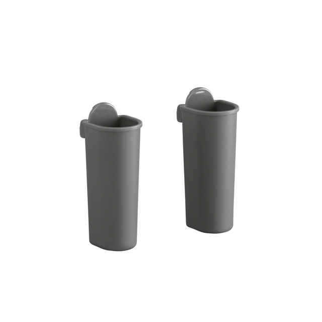 PRYLKOPP F&Ouml;R F&Ouml;RVARINGSTAVLA MATTE GREY 37X30X75MM |