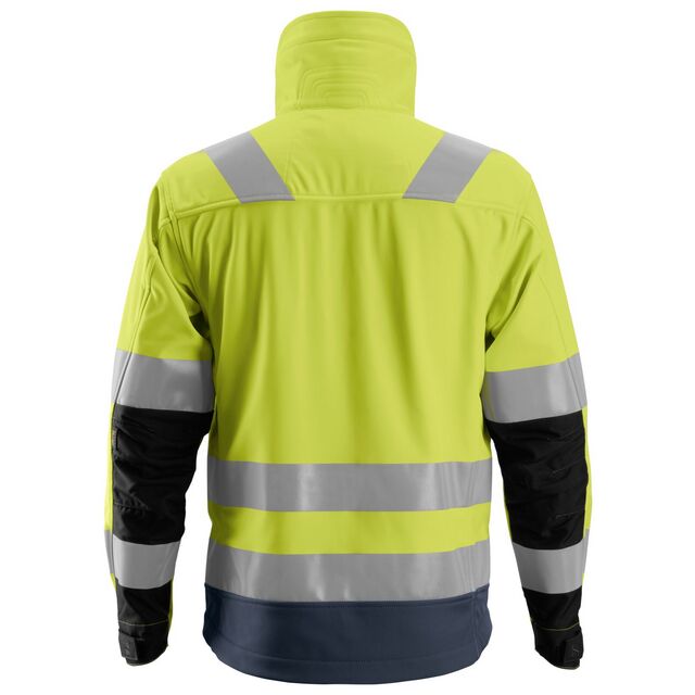 JACKA SOFTSHELL KL 3 AW VARSELGUL/MARIN STL M