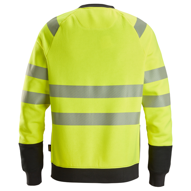 SWEATSHIRT VARSEL KL 2 VARSELGUL/SVART XXXXL