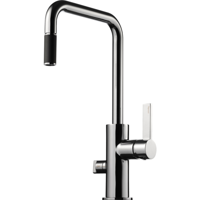 KÖKSBLANDARE LÖPMUTTER 3/8T ARM887 KROM/SVART