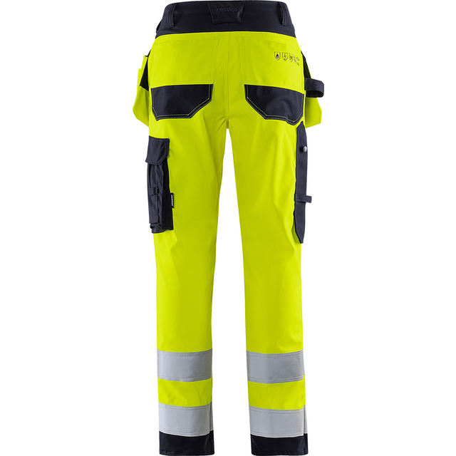 STRETCHBYXA FLAM KL2 2167 ATHF VARSELGUL/MARINBLÅ STL C56